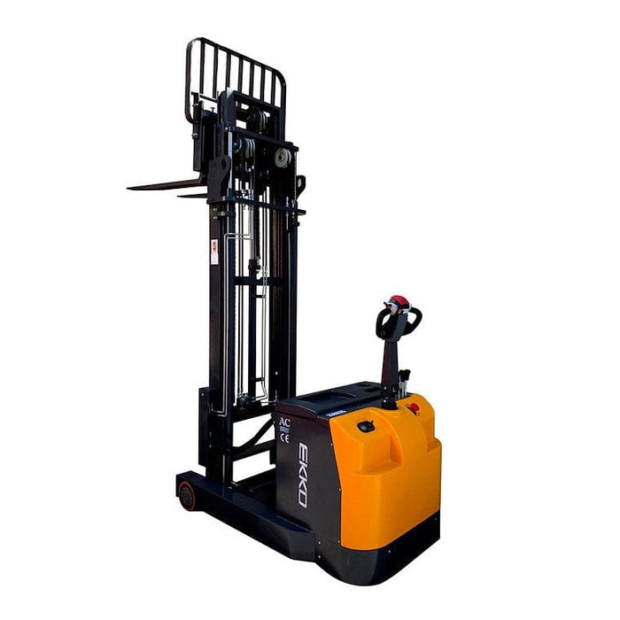 EKKO EH15TH Moving Mast Walkie Reach Truck 3300 lb Cap., 216" Height
