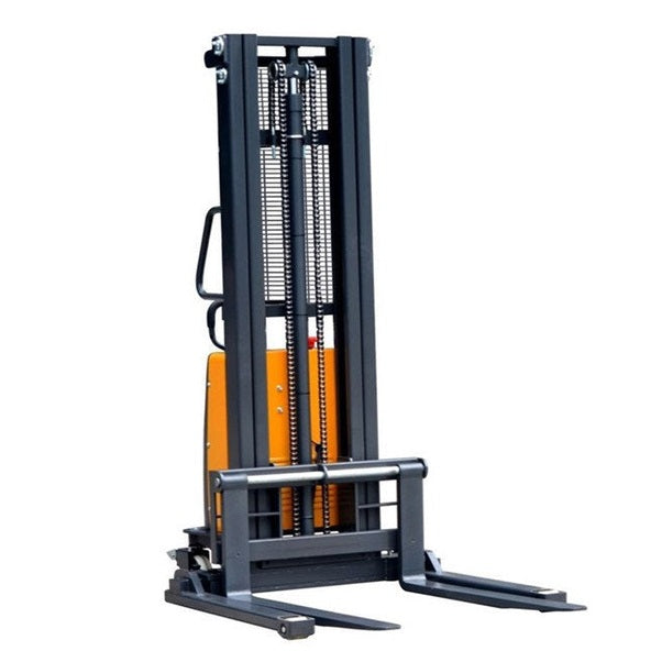 EKKO EA15B Semi-Electric Straddle Stacker 3300lbs. Cap., 119.4" Height