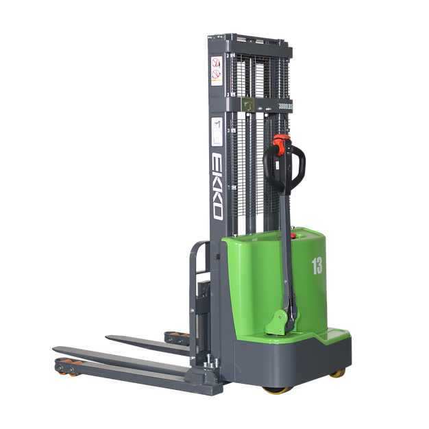 EKKO EB13C-118Li Lithium Straddle Stacker 2800 lb Cap., 118" Height