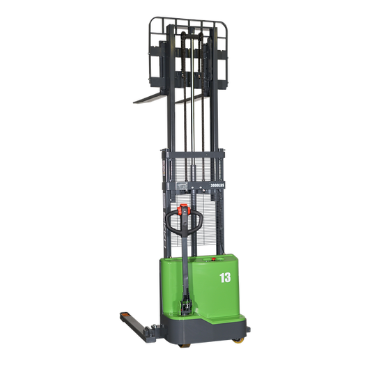 EKKO EB13C-118Li Lithium Straddle Stacker 2800 lb Cap., 118" Height