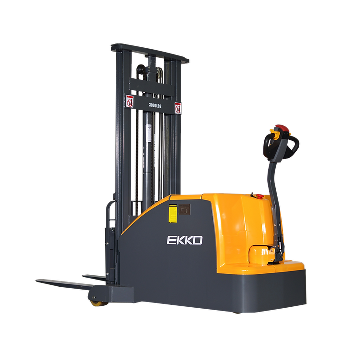 EKKO EK14C-130 Counterbalanced Walkie Stacker 3000 lb Cap.