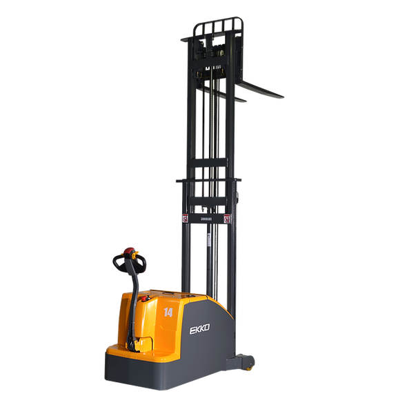 EKKO EK14C-130 Counterbalanced Walkie Stacker 3000 lb Cap.