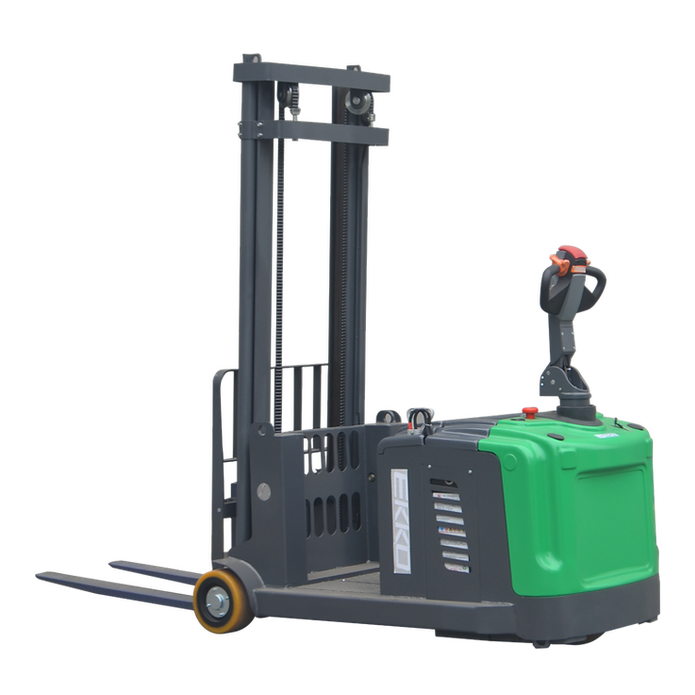EKKO EK14S-130Li Lithium Counterbalanced Walkie Stacker SIDE-SHIFTING