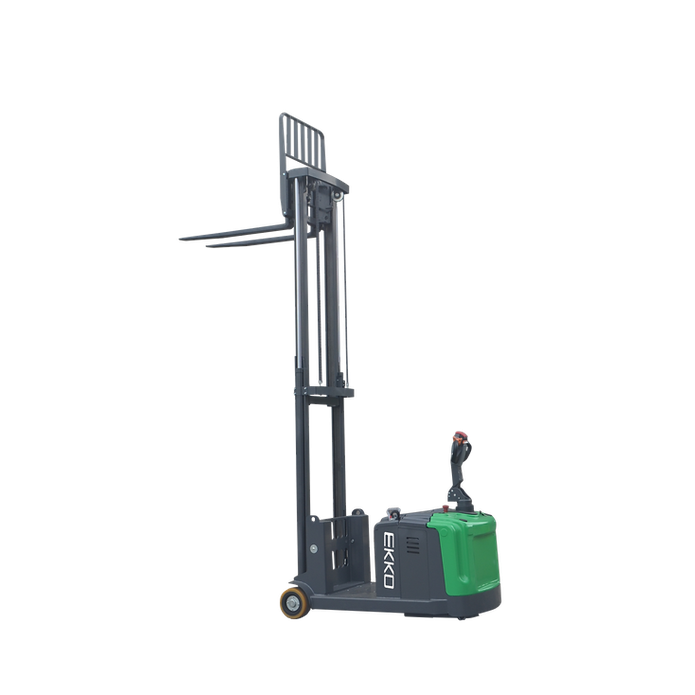 EKKO EK14S-189Li Lithium Counterbalanced Walkie Stacker SIDE-SHIFTING