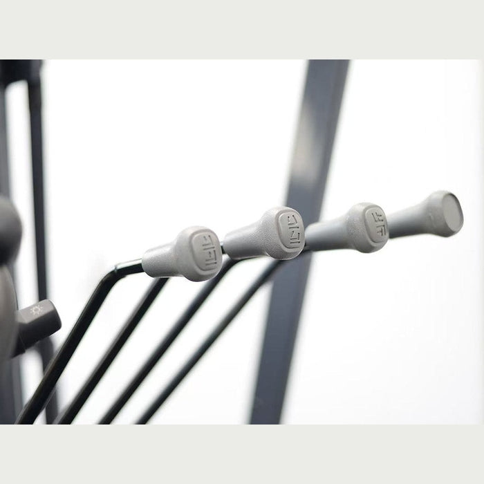 Hydraulic control levers at the operator station, four pre-plumbed valve handles