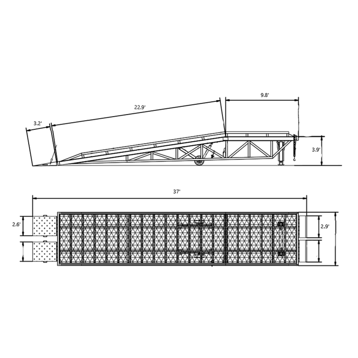 EKKO EKYR Portable Yard Ramp