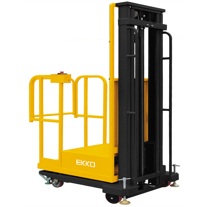 EKKO EOPS20-177 Semi-Electric Order Picker, 177" Lift Height