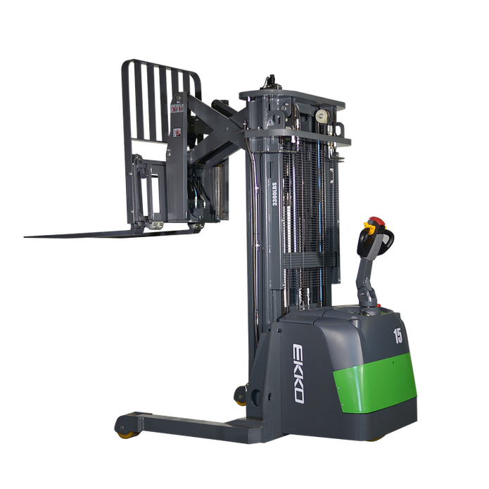 EKKO ER15-216Li Lithium Walkie Reach Truck 3300 lb Cap., 216" Height