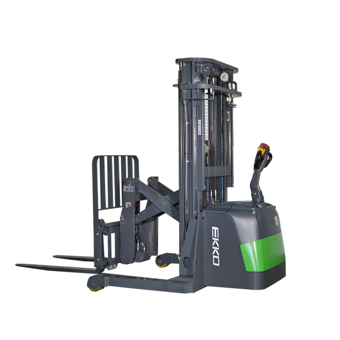 EKKO ER15-216Li Lithium Walkie Reach Truck 3300 lb Cap., 216" Height