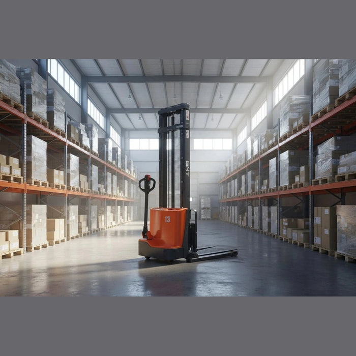 GNT G28BC-98Li Lithium Straddle Stacker
