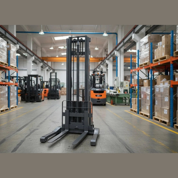 GNT G33EA-138 Semi-Electric Straddle Stacker