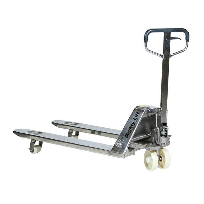Mighty Lift ML55SS Heavy-Duty Stainless Steel Pallet Jack