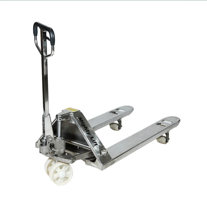 Mighty Lift ML55SS Heavy-Duty Stainless Steel Pallet Jack