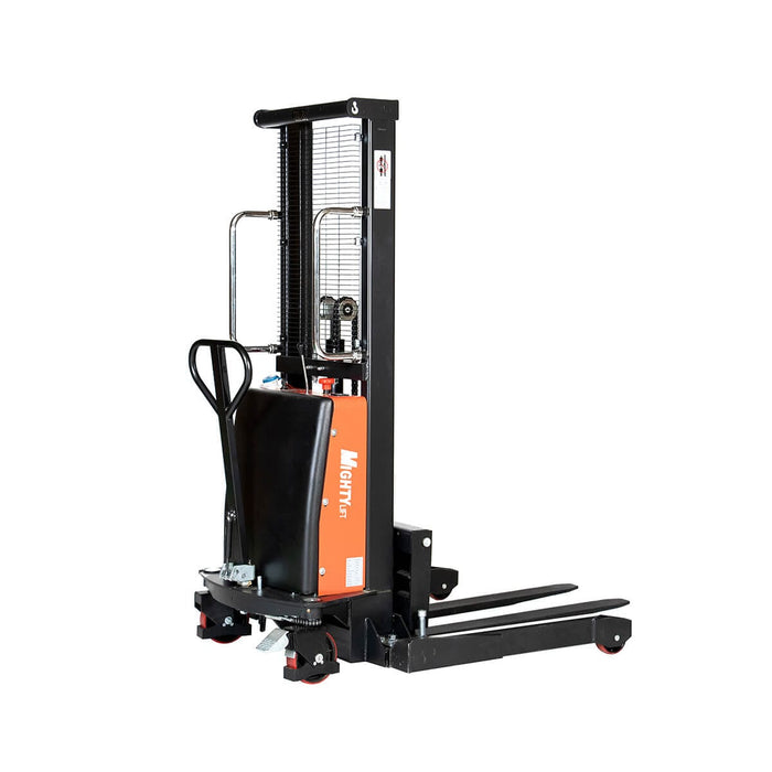 Mighty Lift SEST2205 Semi-Electric Stacker 63″ Lift Height